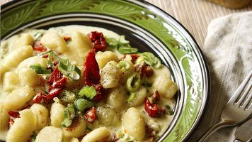 Rezeptbild fürGnocchi in Gorgonzola-Tomaten-Sauce