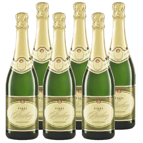Produktfoto zu Kiste Engel Riesling Sekt alkoholfrei 6x0,75L