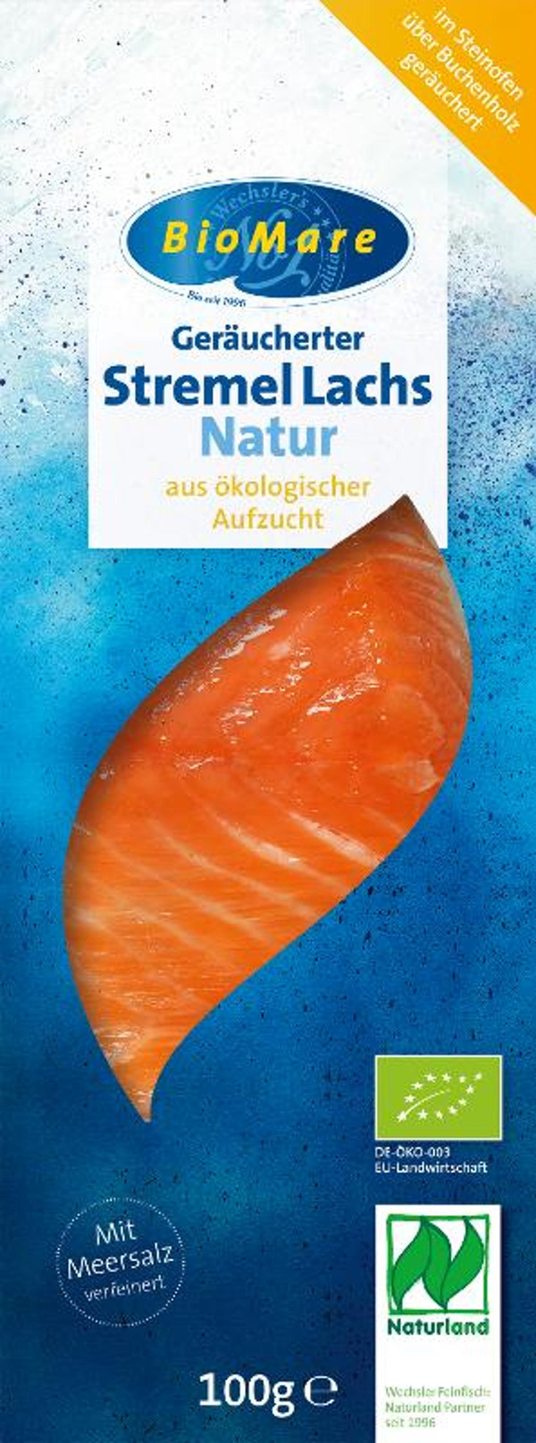 Produktfoto zu Bio Mare Stremellachs natur 100g