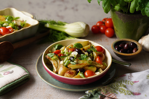 Rezeptbild für Mediterraner Kartoffel-Salat