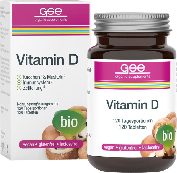 Produktfoto zu GSE Vitamin D Compact 120 Tabletten