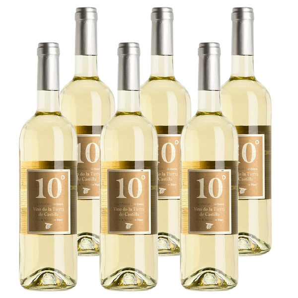 Produktfoto zu Kiste Bioladen* 10°de la Tierra de Castilla Weißwein 6x0,75L
