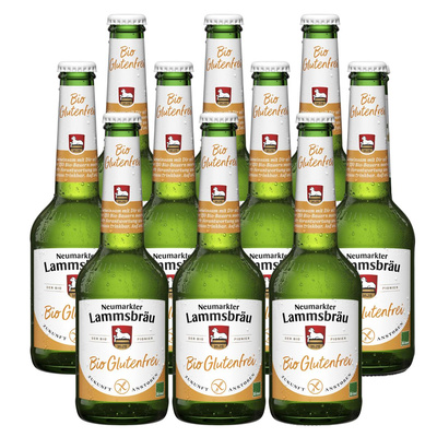 Produktfoto zu Kiste Lammsbräu Glutenfrei 10x0,33L