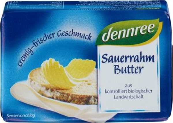 Produktfoto zu dennree Sauerrahmbutter 250g