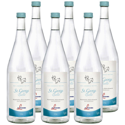 Produktfoto zu Kiste St. Georgsquelle still  6x1L