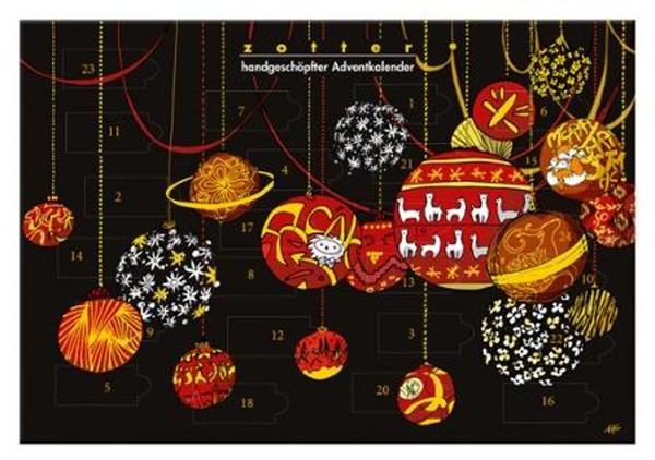 Produktfoto zu Handgeschöpfter Adventskalender