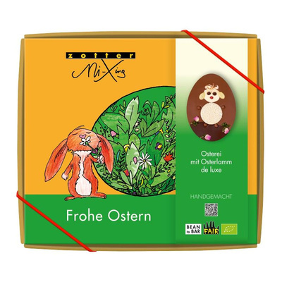 Produktfoto zu Zotter Osterei mit Osterlamm de Luxe