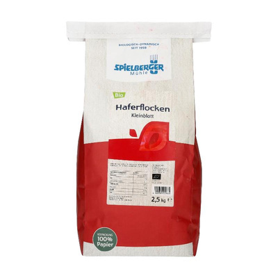 Produktfoto zu Spielberger Mühle Haferflocken Kleinblatt 2,5kg