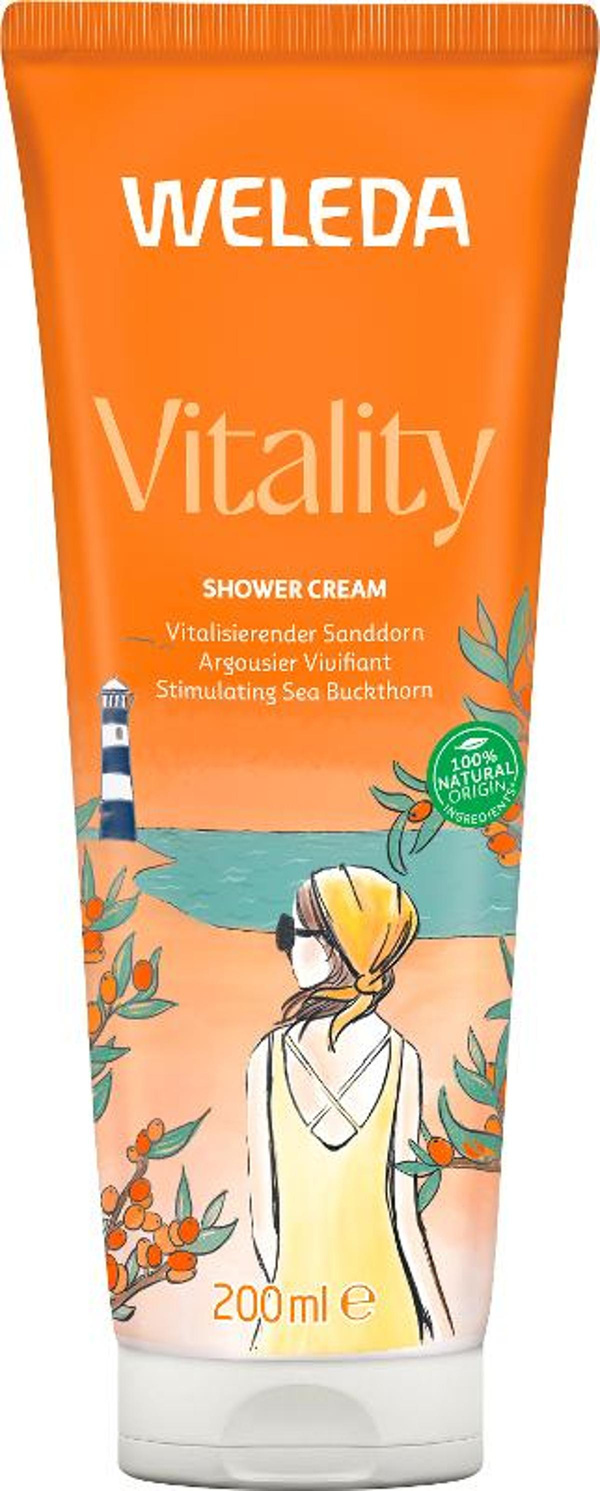 Produktfoto zu Weleda Vitalisierungsdusche Sanddorn 200ml