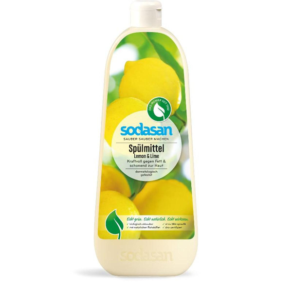 Produktfoto zu Sodasan Spülmittel Lemon & Limette 1L