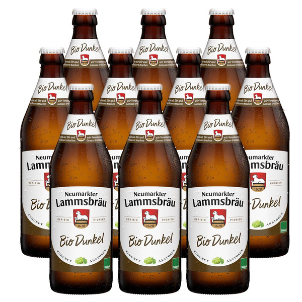 Produktfoto zu Kiste Lammsbräu Dunkel 10x0,5L
