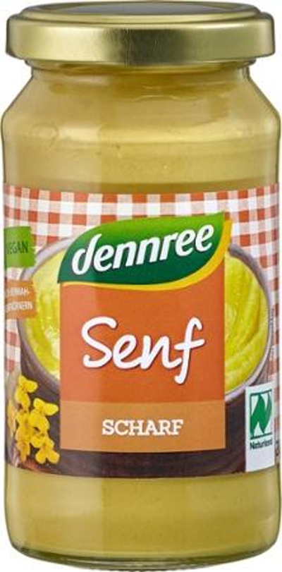 Produktfoto zu dennree Senf scharf 200ml