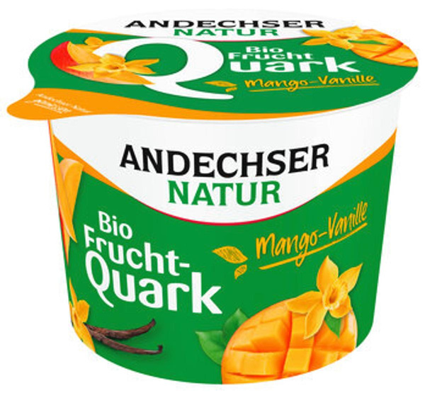 Produktfoto zu Andechser Fruchtquark Mango-Vanille 20% 450g