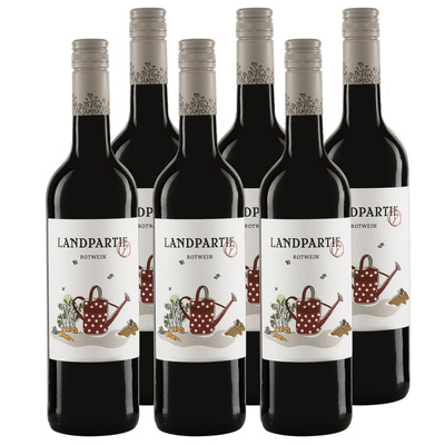 Produktfoto zu Kiste Landpartie rot 6x0,75L
