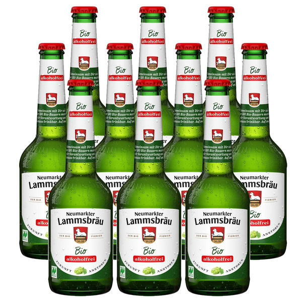 Produktfoto zu Kiste Lammsbräu alkoholfrei 10x0,33L