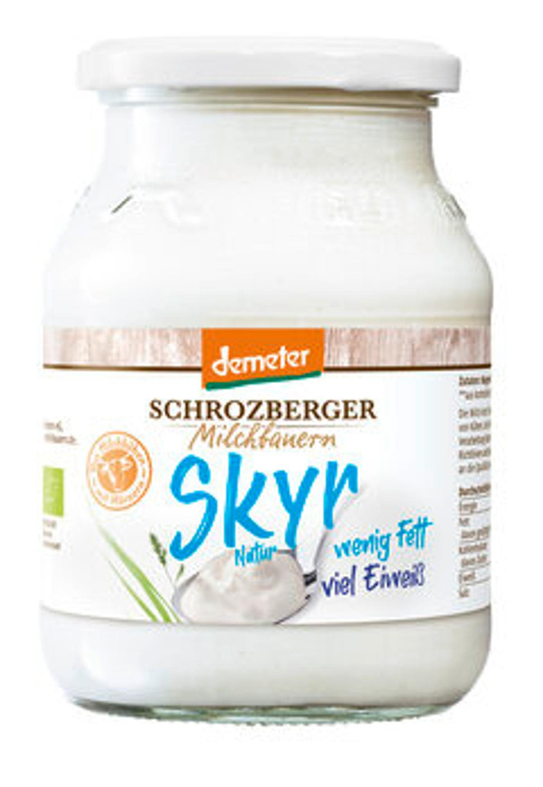 Produktfoto zu Schrozberger Skyr Natur im Glas 500g