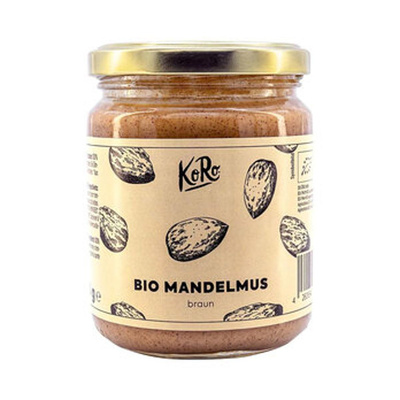 Produktfoto zu KoRo Mandelmus braun 250g