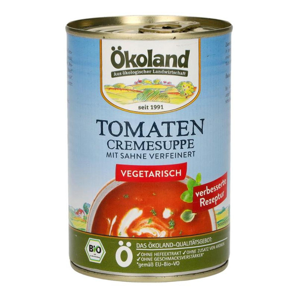 Produktfoto zu Ökoland Tomatencremesuppe 400g