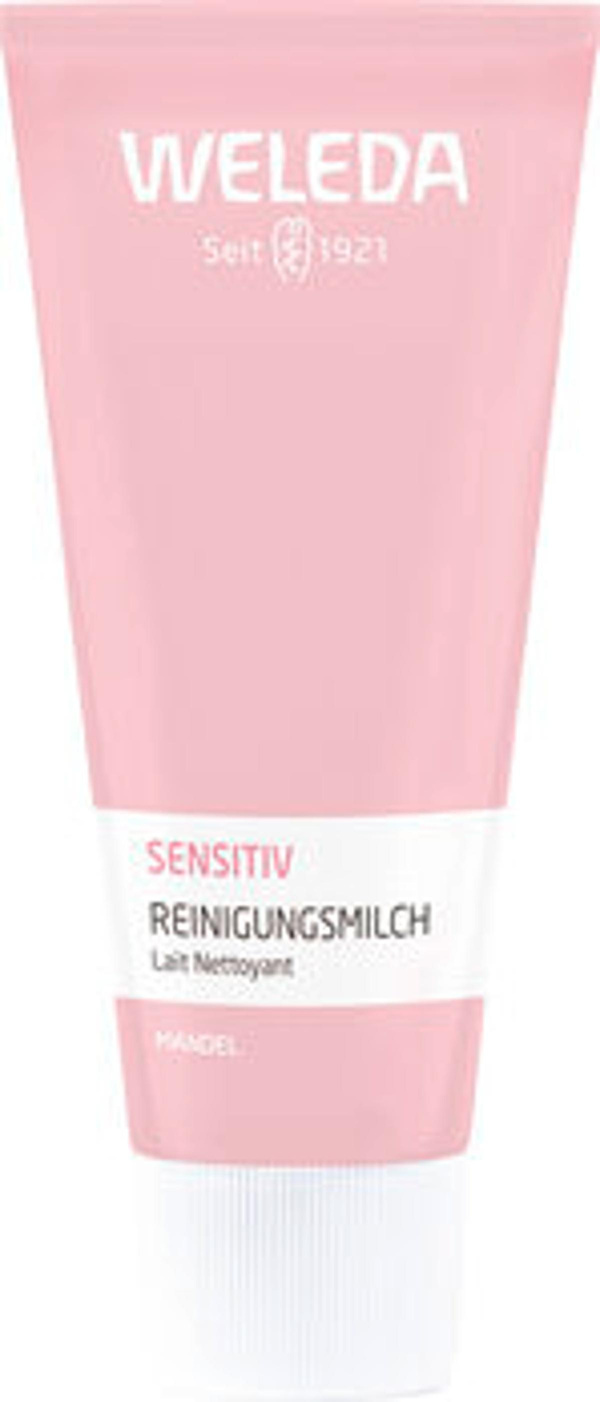 Produktfoto zu Weleda Sensitiv Reinigungsmilch Mandel 75ml