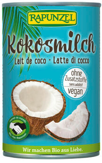 Produktfoto zu Rapunzel Kokosmilch 400ml