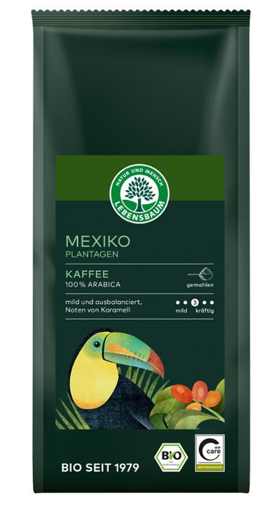 Produktfoto zu Lebensbaum Plantagen Kaffee gemahlen 250g