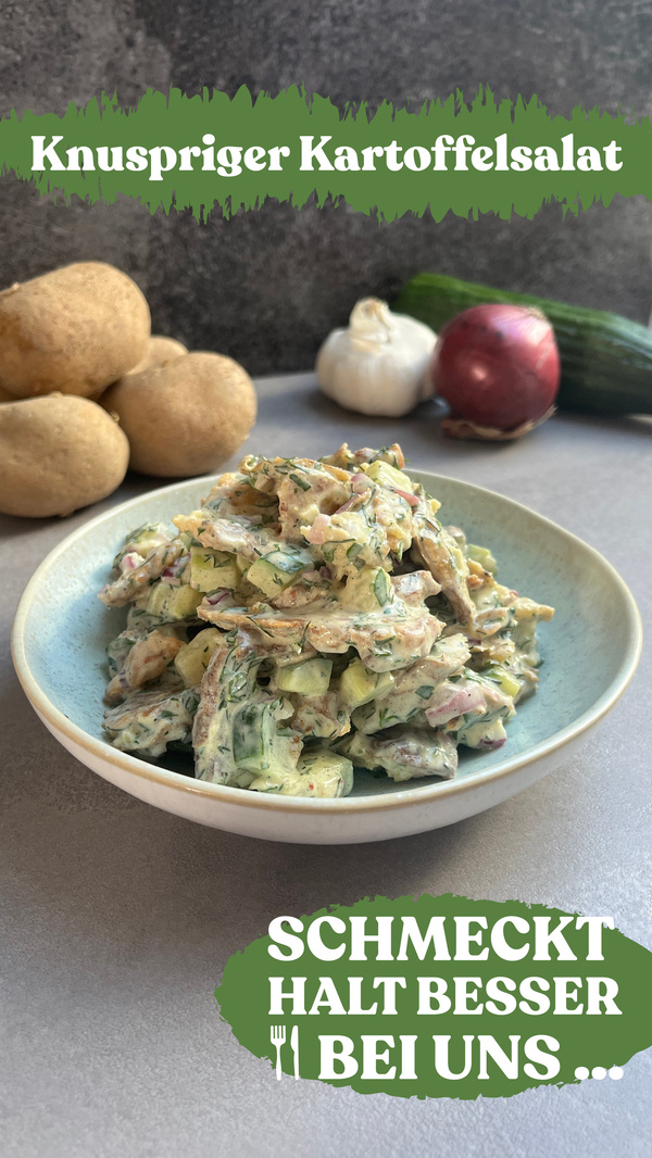 Knuspriger Kartoffelsalat