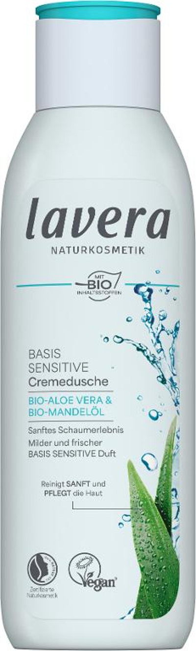 Produktfoto zu Lavera basis sensitive Cremedusche 250ml