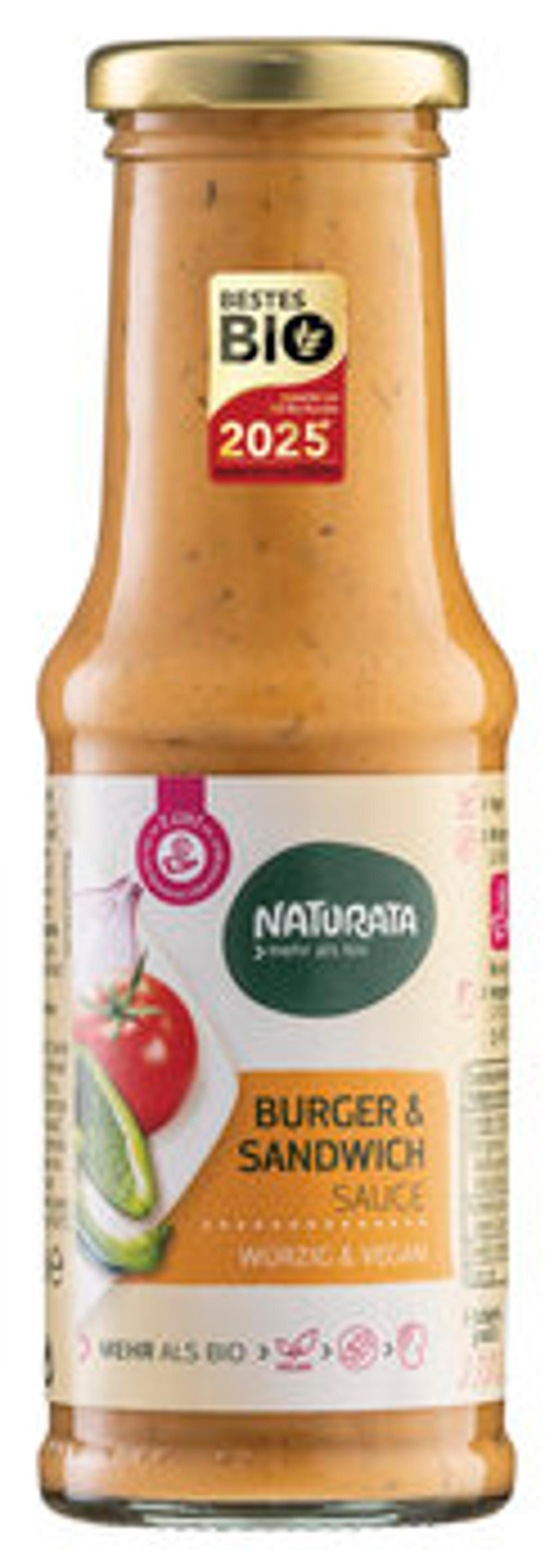 Produktfoto zu Naturata Burger Sandwich Sauce 210ml