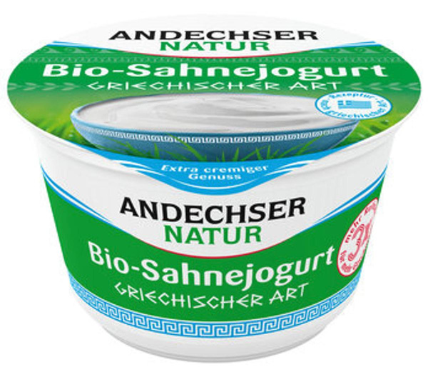 Produktfoto zu Andechser Sahnejoghurt griechische Art 200g