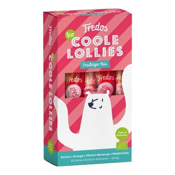 Produktfoto zu Fredo´s Wassereis Coole Lollies Frucht, 10 Stück