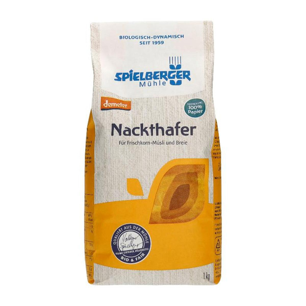 Produktfoto zu Spielberger Mühle Nackthafer 1kg