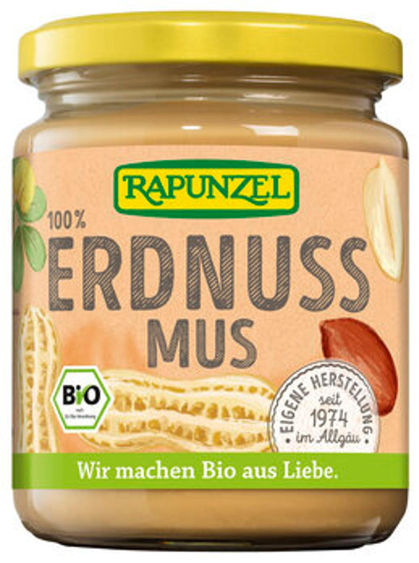 Produktfoto zu Rapunzel Erdnussmus 250g