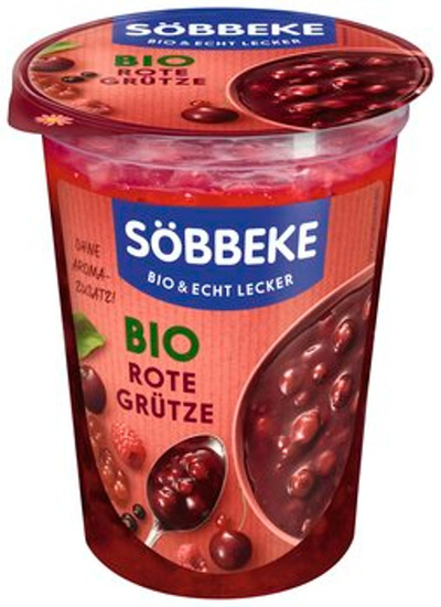 Produktfoto zu Söbbeke Rote Grütze im Becher 500g