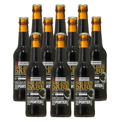 Produktfoto zu Kiste Riedenburger Dolden Dark 10x0,33L