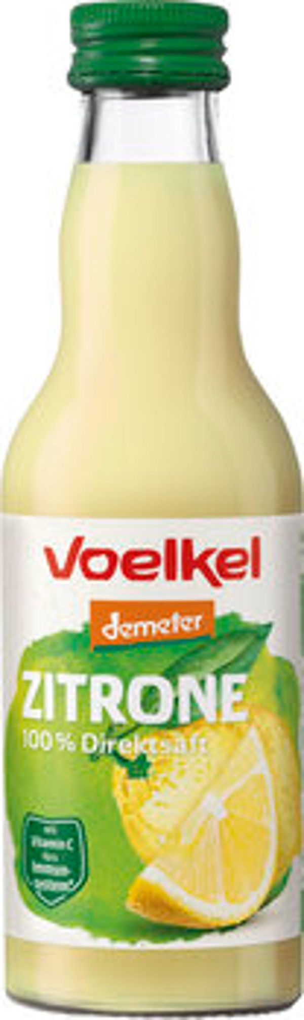 Produktfoto zu Voelkel Zitronensaft 0,2L