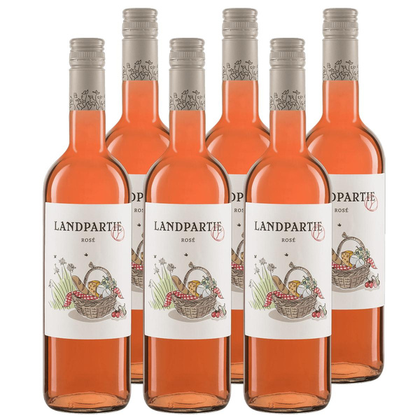 Produktfoto zu Kiste Landpartie Rosé 6x0,75l