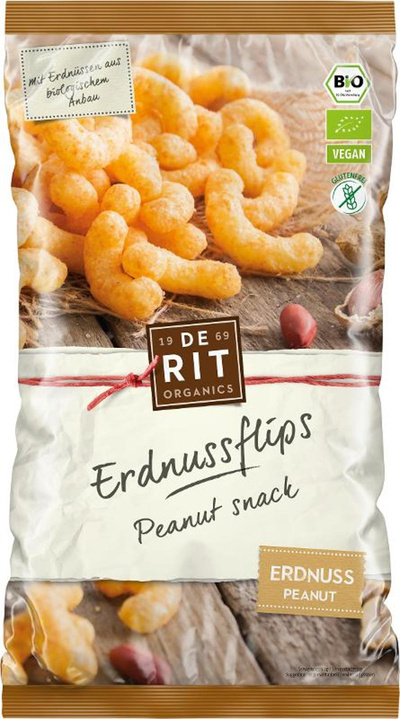 Produktfoto zu Mais-Erdnuss-Flips deRit 125g