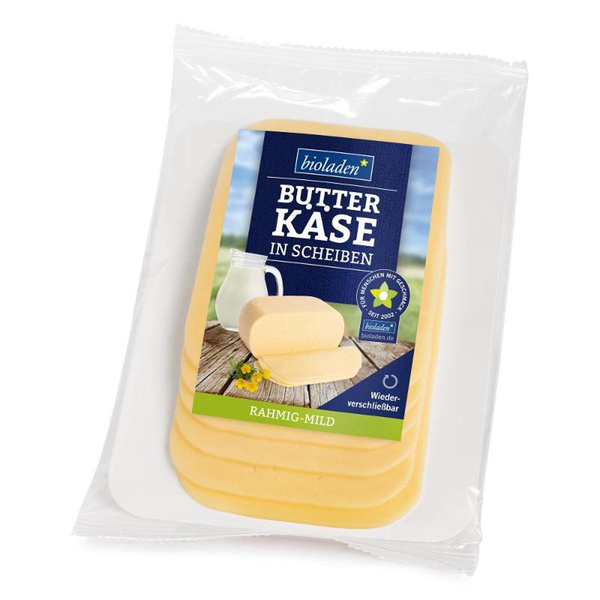 Produktfoto zu Bioladen* Butterkäse - Scheiben 150g