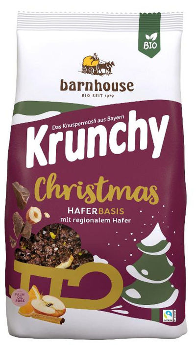 Produktfoto zu Barnhouse Krunchy Christmas 375g