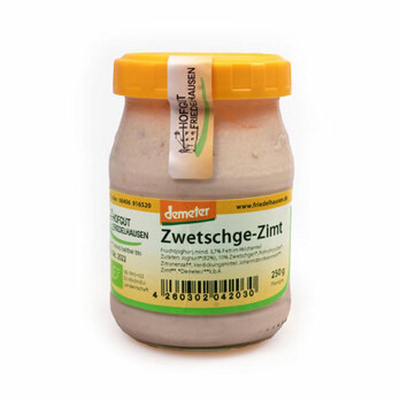Produktfoto zu Joghurt Friedelhausen Zwetschge-Zimt 250g