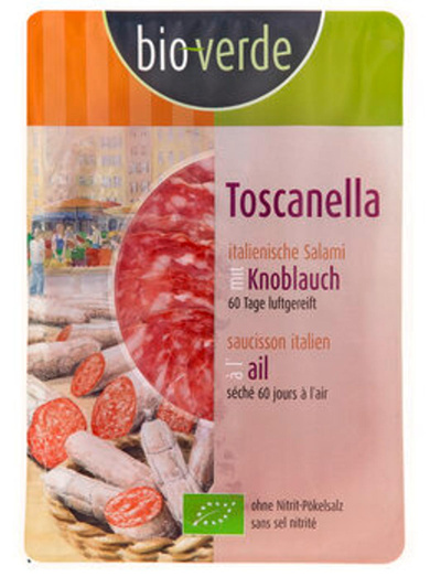 Produktfoto zu bioverde Salami Toscanella 80g
