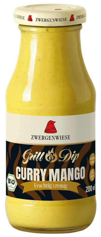 Produktfoto zu Zwergenwiese Grill & Dip Curry Mango 200ml