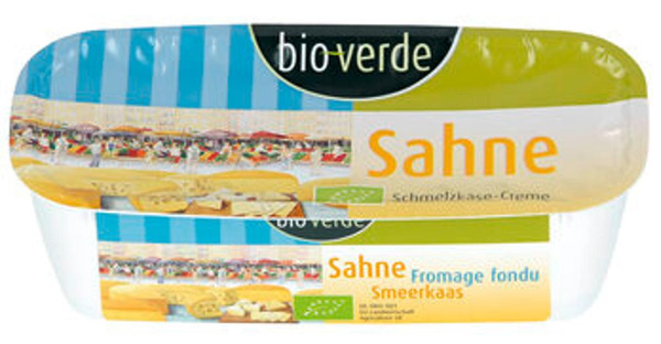 Produktfoto zu bioverde Sahne Schmelzkäse-Zubereitung 175g