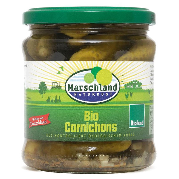 Produktfoto zu Marschland Cornichons 330g