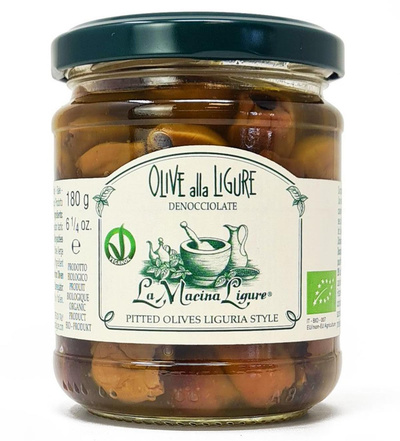 Produktfoto zu La Macina Ligure Olive alle Ligure, entsteint 180g