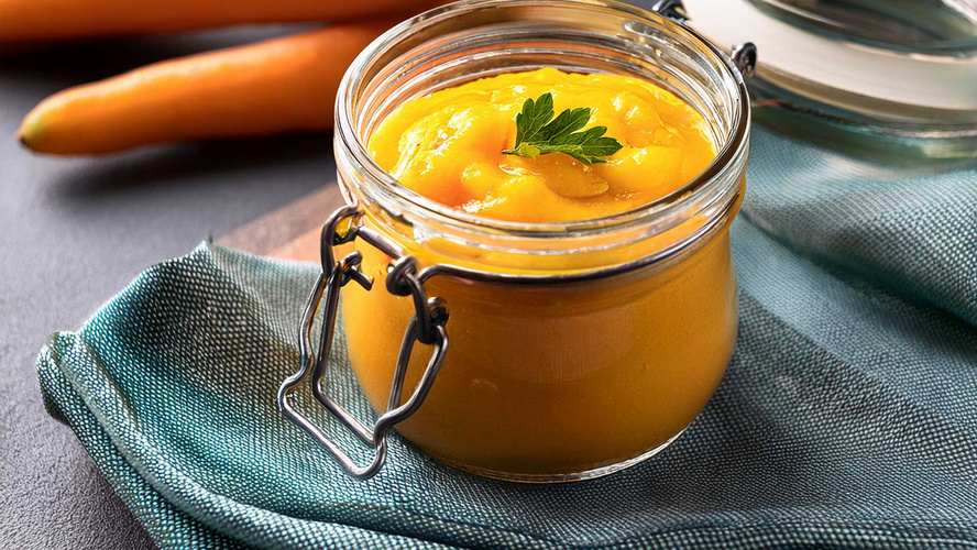 Rezeptbild für Babybrei mit Möhren, Kartoffeln und Mango