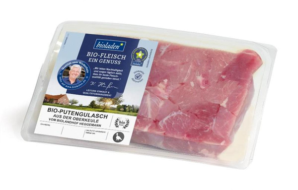 Produktfoto zu Bioladen* Putengulasch aus der Oberkeule ca. 400g