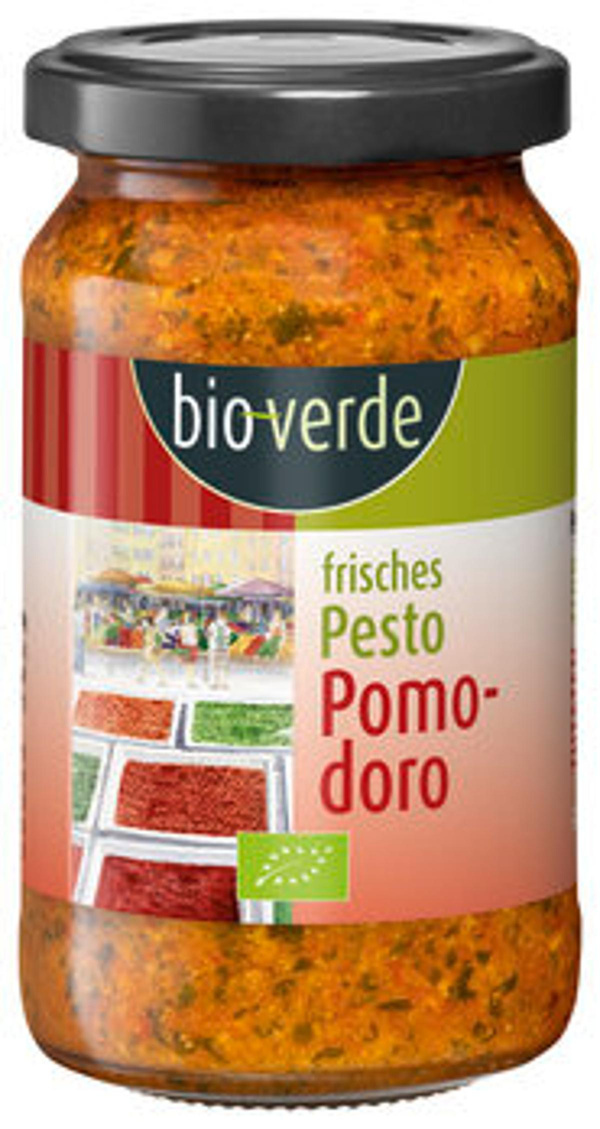 Produktfoto zu bioverde Pesto Pomodoro 165g