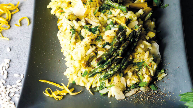 Rezeptbild für Spargel-Risotto