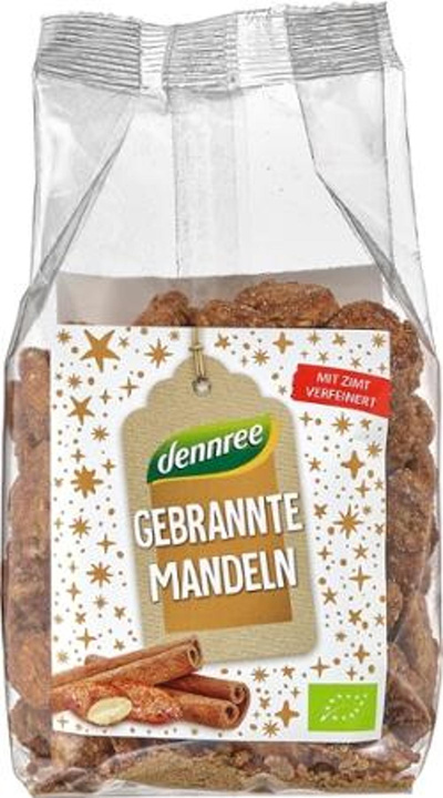 Produktfoto zu dennree gebrannte Mandeln 150g